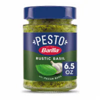 Barilla Rustic Basil Pesto with Italian Basil Pasta Sauce and Spread