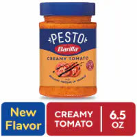 Barilla Rustic Basil Pesto with Italian Basil Pasta Sauce and Spread