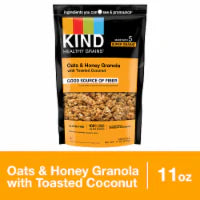 KIND Healthy Grains Oats & Honey with Toasted Coconut Granola Clusters 11 Oz.