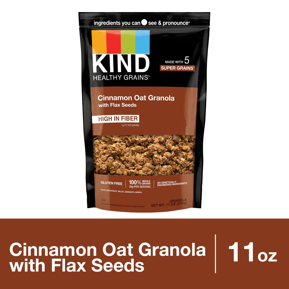 KIND Healthy Grains Oats & Honey with Toasted Coconut Granola Clusters 11 Oz.