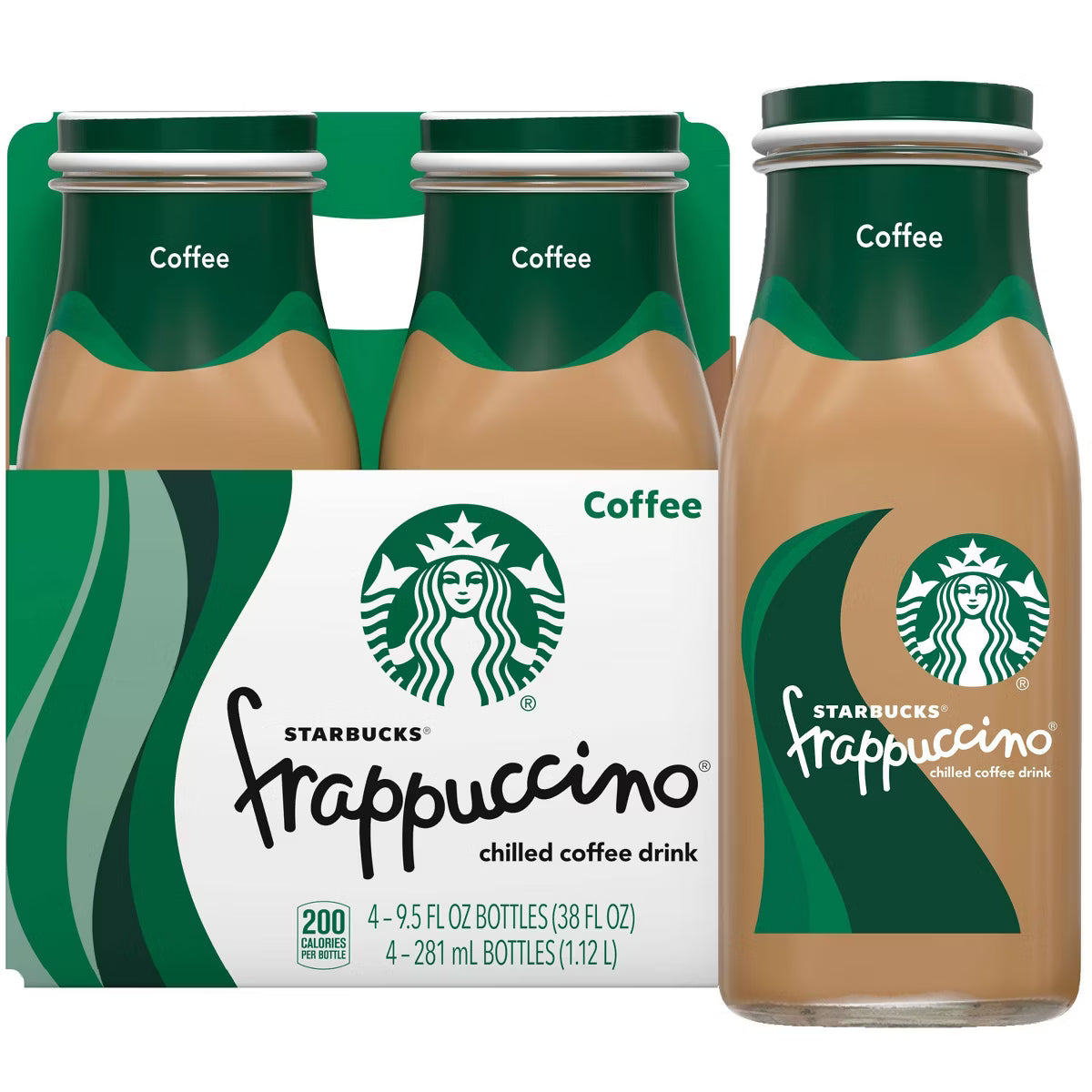 Starbucks Frappuccino Mocha Coffee Drink - 4pk/9.5 fl oz Glass Bottles