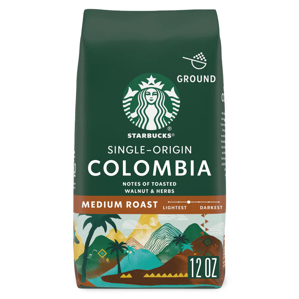 Starbucks House Blend Medium Roast Hot or Iced Ground Coffee 12 Oz