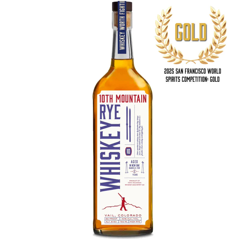 10th Mountain Rye Whiskey - 750ML