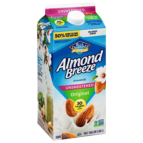 Almond Breeze® Dairy Free Original Almond Milk Half Gallon