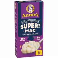 Annie's Super! Mac Shells and White Cheddar Macaroni And Cheese