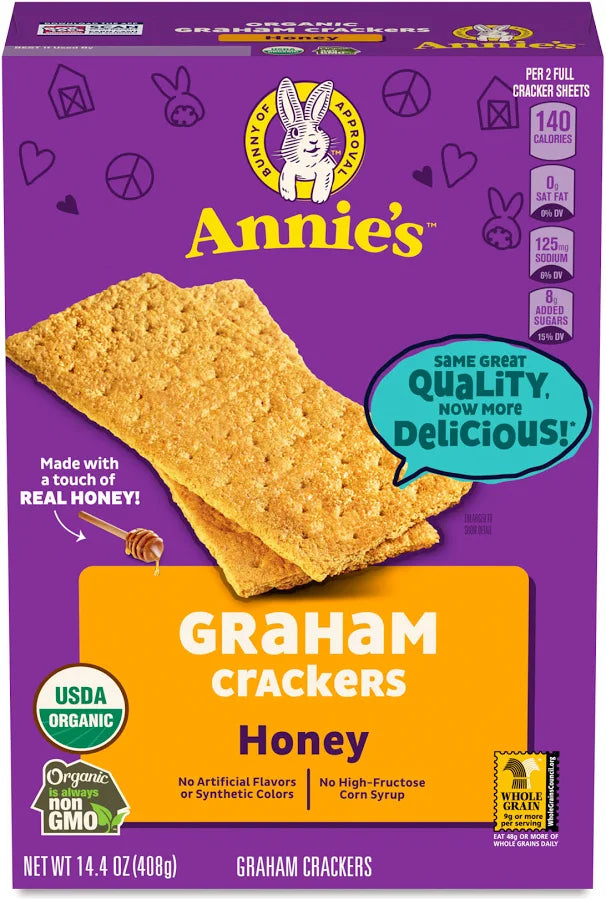 Annie's Organic Whole Grain Honey Graham Crackers