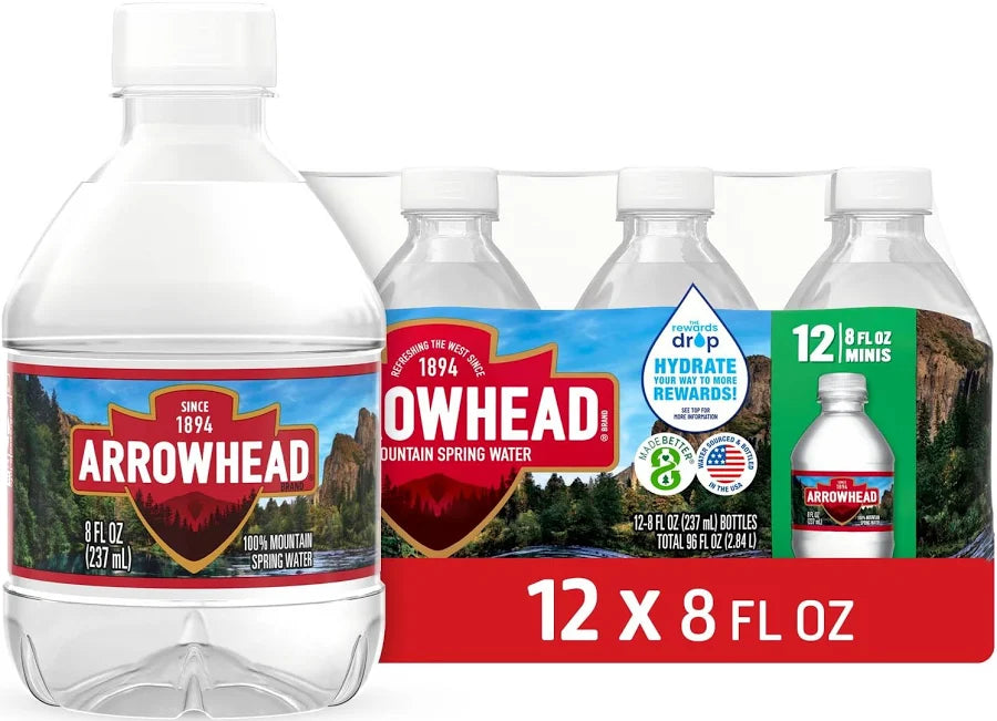 Arrowhead 100% Mountain Spring Bottled Water