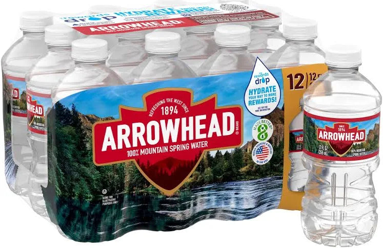 Arrowhead 100% Mountain Spring Bottled Water