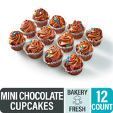 Bakery Fresh Mini Chocolate Cupcakes 12 Ct