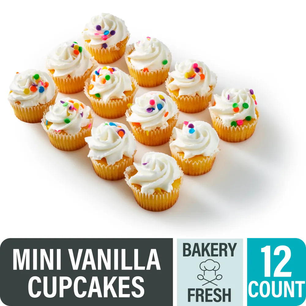 Bakery Fresh Mini Chocolate Cupcakes 12 Ct