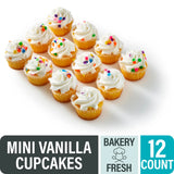 Bakery Fresh Mini Chocolate Cupcakes 12 Ct