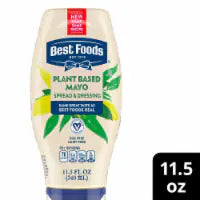 Best Foods Vegan Plant Based Mayo 11.5 Oz