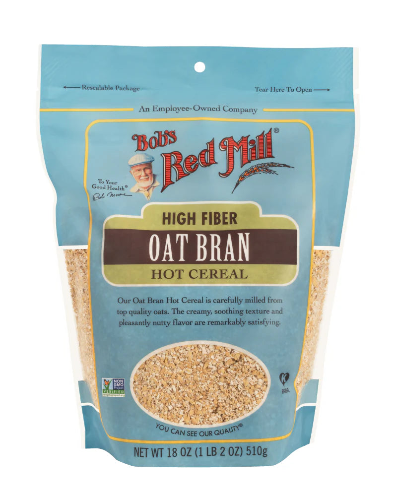 Bob's Red Mill High Fiber Oat Bran Hot Cereal 18 Oz.
