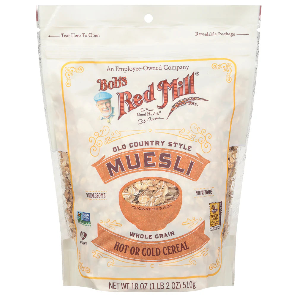 Bob's Red Mill High Fiber Oat Bran Hot Cereal 18 Oz.