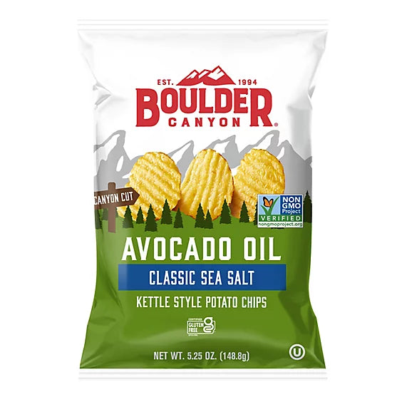 Boulder Canyon® Classic Sea Salt Kettle Potato Chips 10.5 Oz