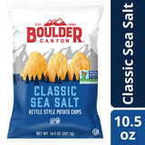 Boulder Canyon® Classic Sea Salt Kettle Potato Chips 10.5 Oz