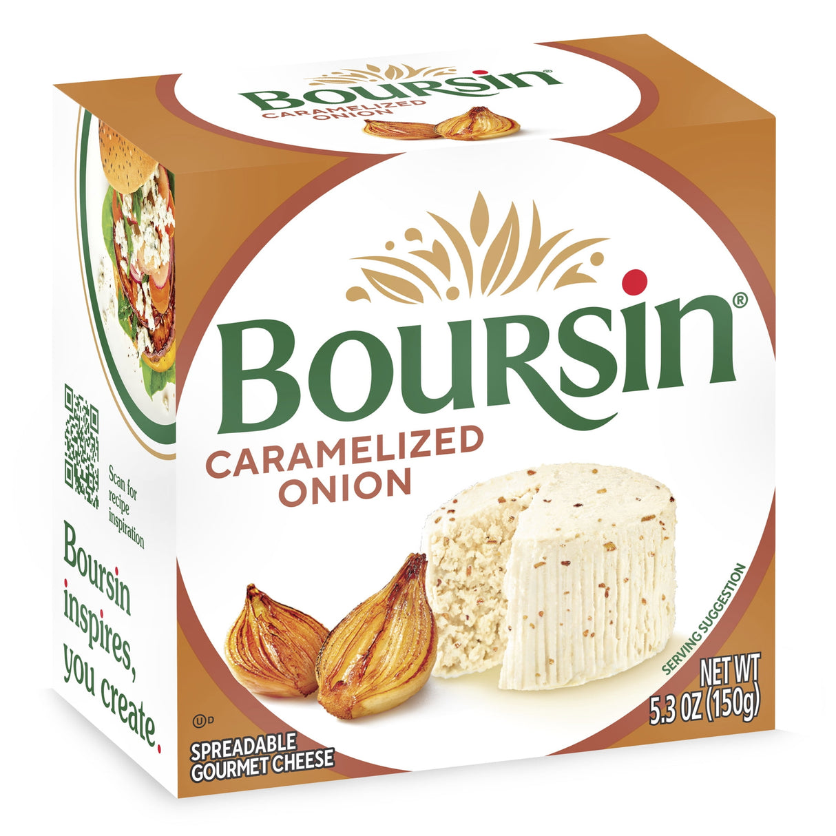 Boursin Garlic & Fine Herbs Gourmet Cheese 5.3 Oz