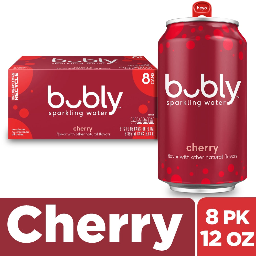 Bubly™ Grapefruit Flavored Sparkling Water Cans 8 Pk