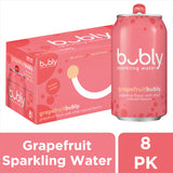 Bubly™ Grapefruit Flavored Sparkling Water Cans 8 Pk