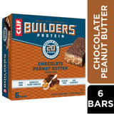 CLIF BUILDERS Chocolatey Peanut Butter 20g Protein Bars