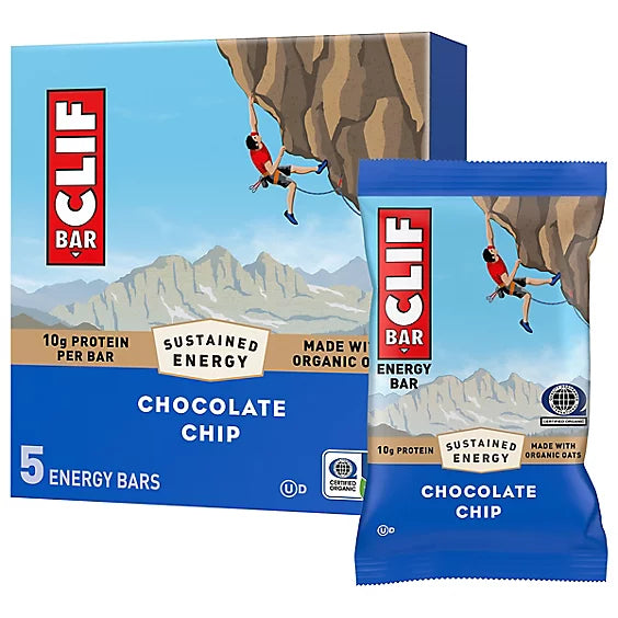 CLIF BAR Chocolate Chip Energy Protein Bars