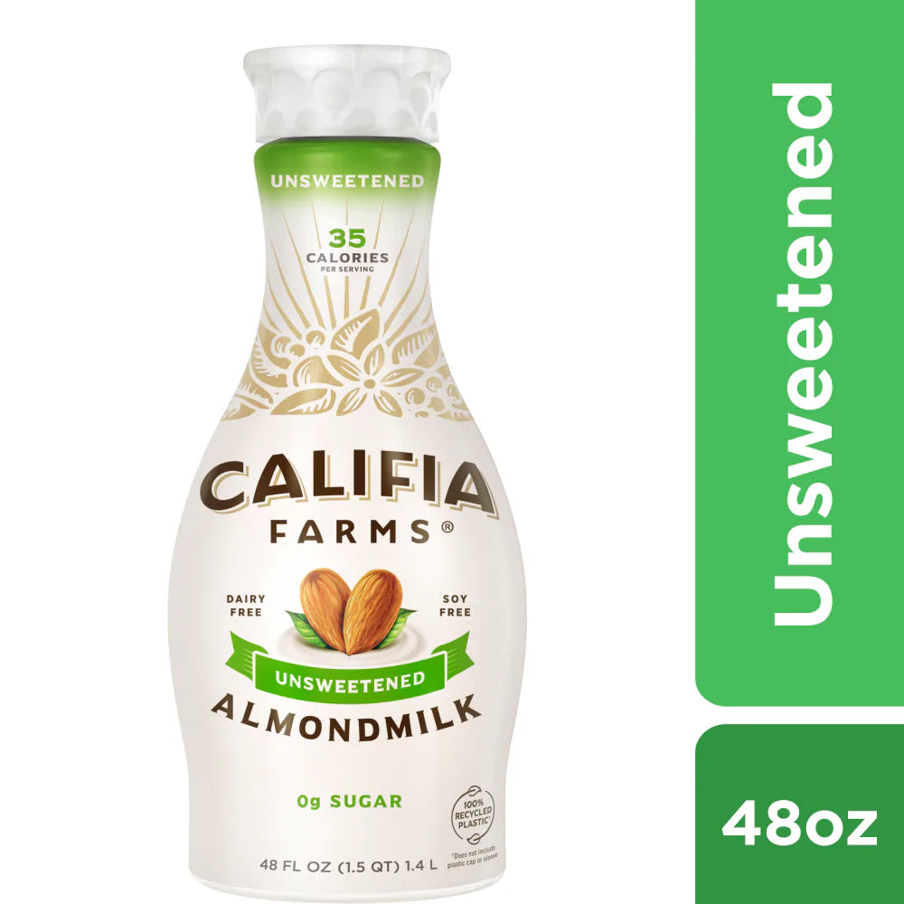 Califia Farms Dairy Free Unsweetened Plain Almond Milk