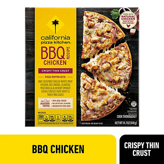 California Pizza Kitchen Four Cheese Pizza with Crispy Thin Crust