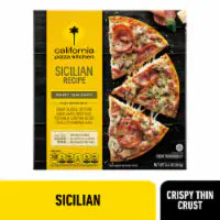 California Pizza Kitchen Four Cheese Pizza with Crispy Thin Crust