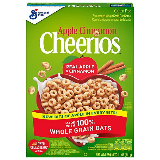 General Mills Multi Grain Cheerios Cereal and Protein Flavors