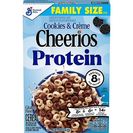 General Mills Multi Grain Cheerios Cereal and Protein Flavors