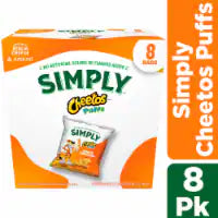Cheetos® Simply White Cheddar Puffs Chips 8 Oz.