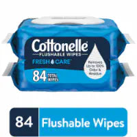 Cottonelle Fresh Care Flushable Wet Wipes 84 Pk