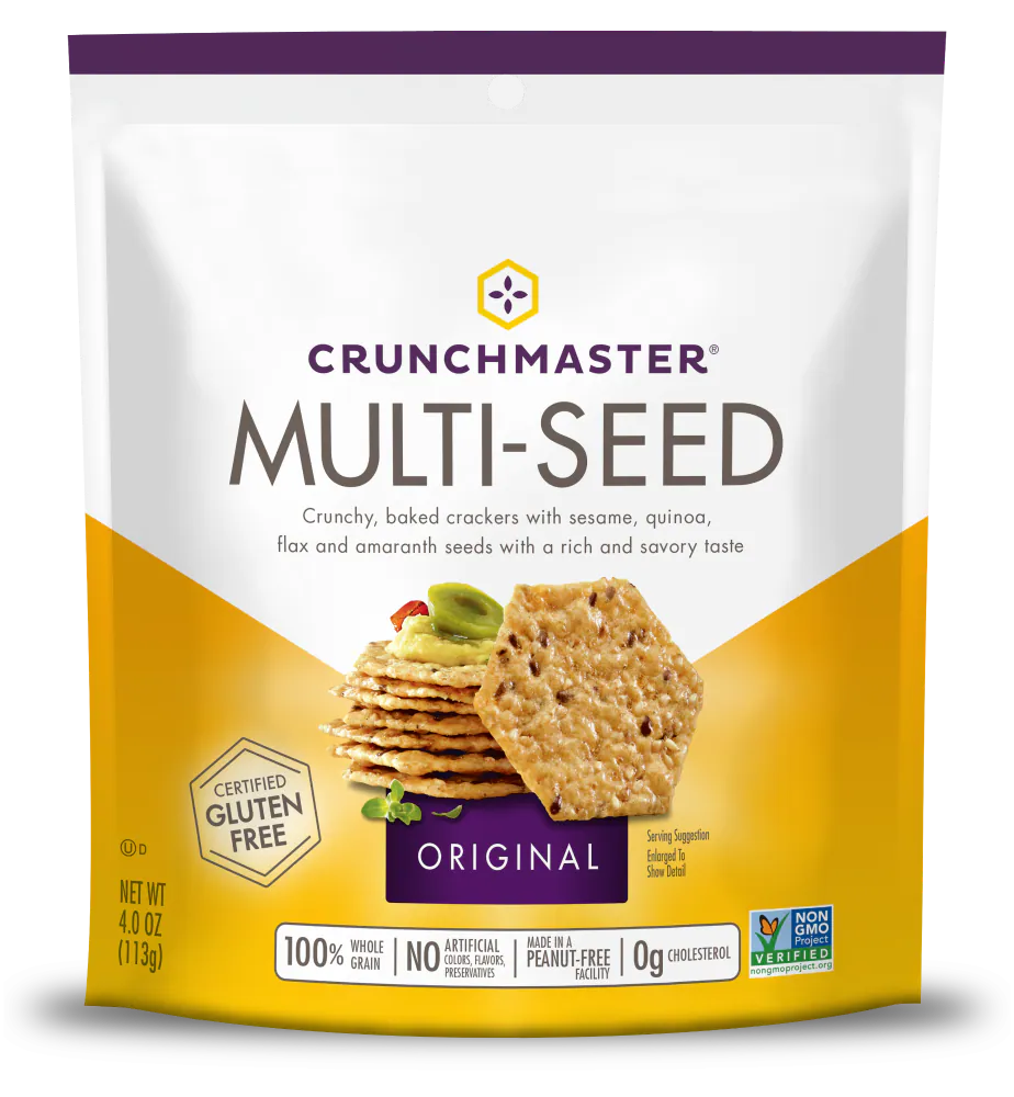Crunchmaster® Multi-Seed Original Baked Rice Crackers 4 Oz
