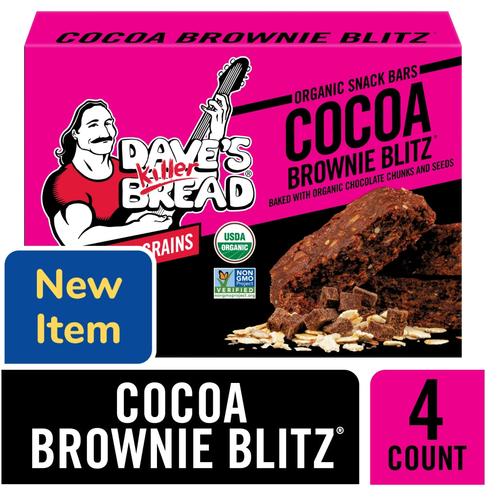 Dave's Killer Bread Oat-Rageous Honey Almond Organic Snack Bars