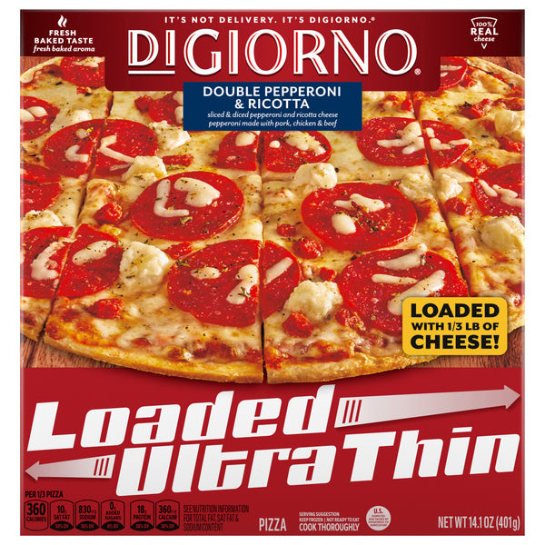 DIGIORNO Classic Thin Crust Pepperoni Pizza