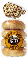 Einstein Bros® Plain Bagels 4 Ct