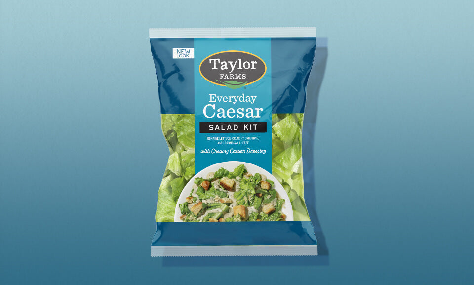 Taylor Farms® Caesar Chopped Salad Kit Bag