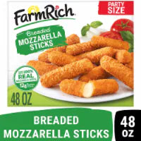 Farm Rich Frozen Breaded Mozzarella Cheese Sticks