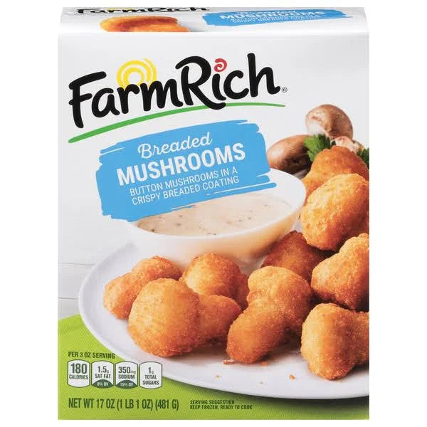 Farm Rich Frozen Breaded Mozzarella Cheese Sticks