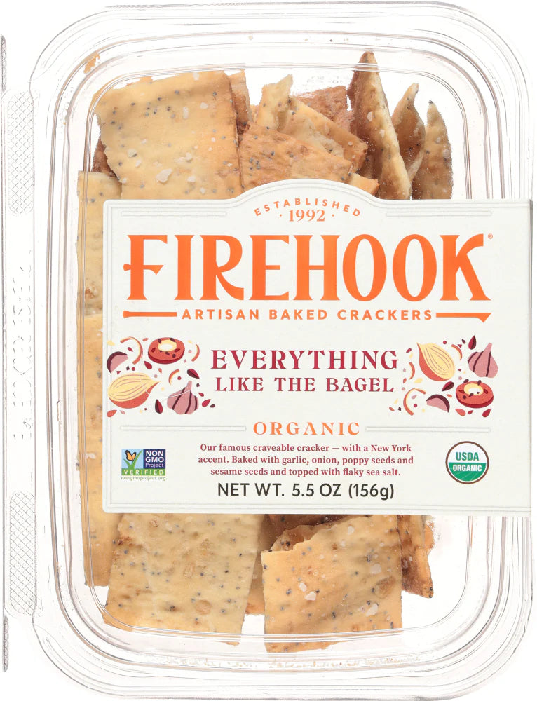 Firehook Organic Everything Artisan Baked Crackers 5.5 oz