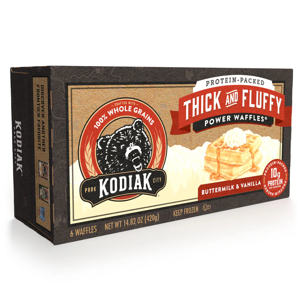 Kodiak® Protein-Packed Buttermilk & Vanilla Frozen Power Waffles®