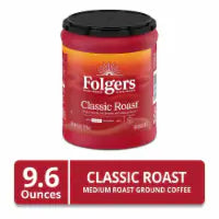 Folgers Classic Roast Ground Coffee, Medium Roast