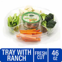 Fresh Cut Large Veggie Tray with Ranch Dip