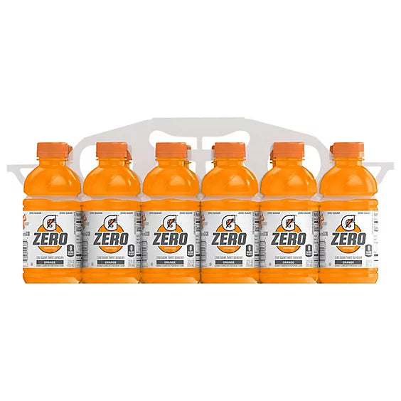 Gatorade Zero Orange 12 Fl Oz, 12 Count (Mountain Size)