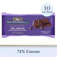 Ghirardelli® Premium Baking 72% Cacao Dark Chocolate Chips