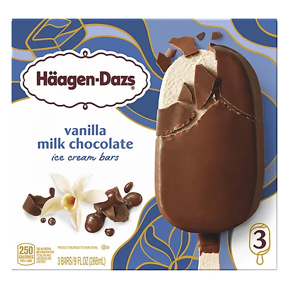 Haagen Dazs® Vanilla Milk Chocolate Ice Cream Bars
