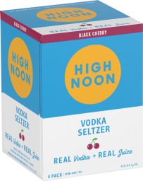 High Noon Black Cherry Vodka Seltzer 4-pack Cans