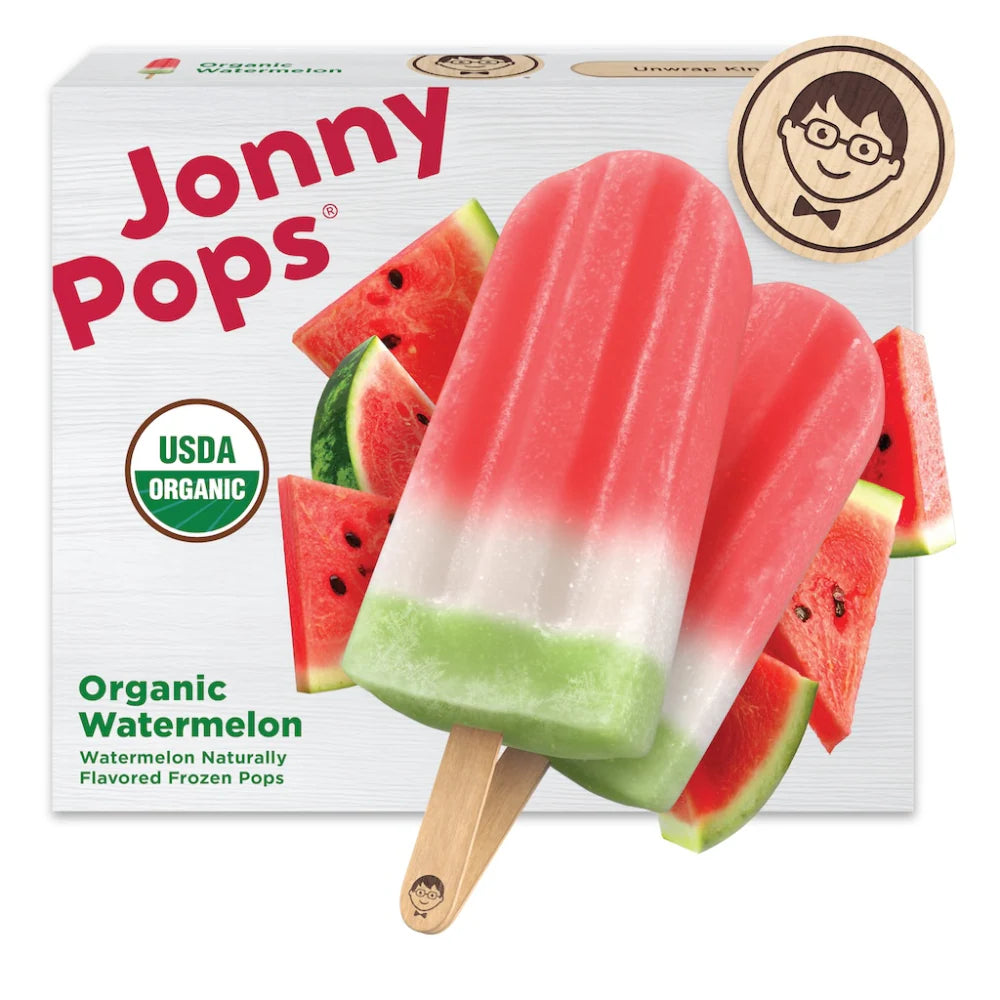 JonnyPops® Organic Rainbow Fruit Stacks Frozen Pops 8pk