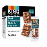 KIND ZERO Dark Chocolate Nuts & Sea Salt Nut Bars 5 Ct