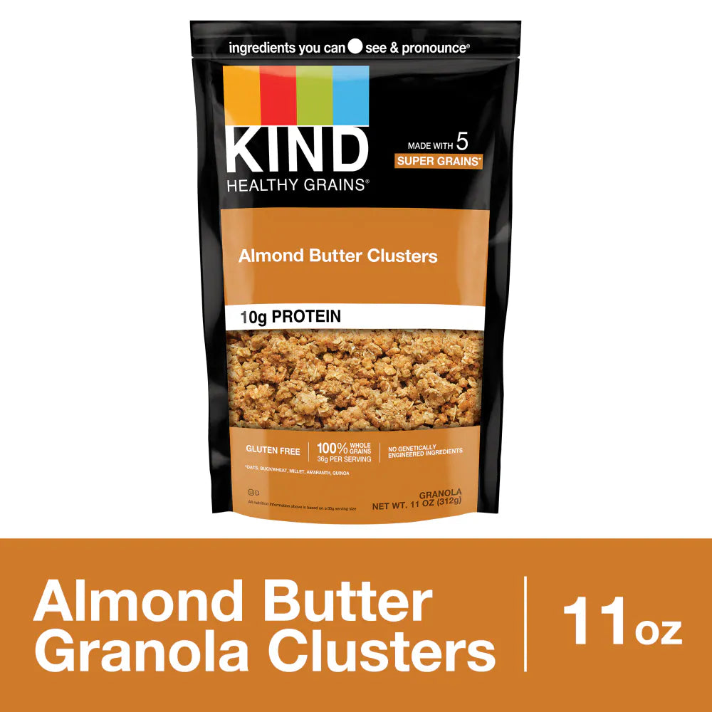 KIND Healthy Grains Oats & Honey with Toasted Coconut Granola Clusters 11 Oz.